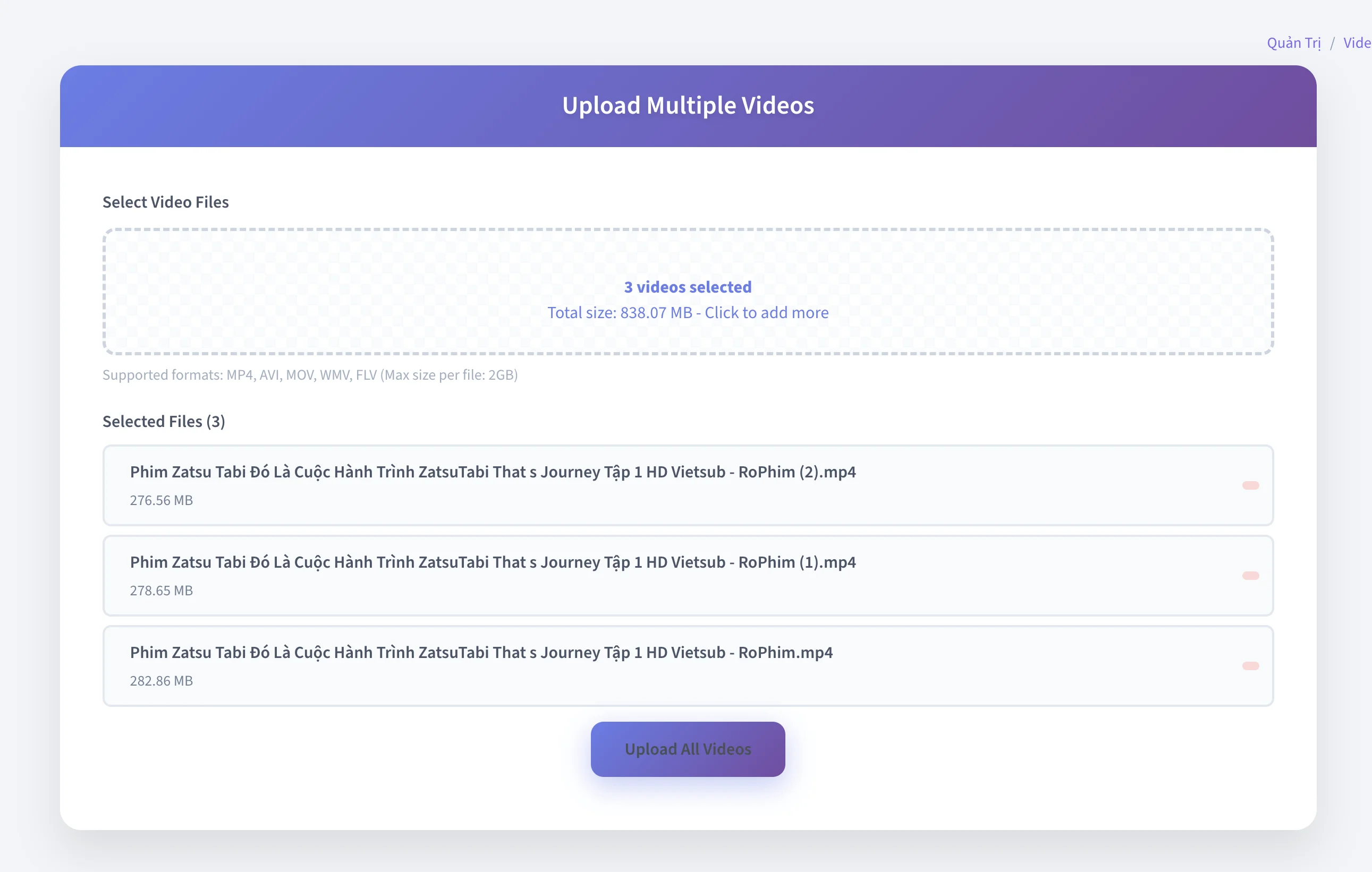 Tool chuyển đổi Siêu Tốc MP4 Sang HLS - Image 3