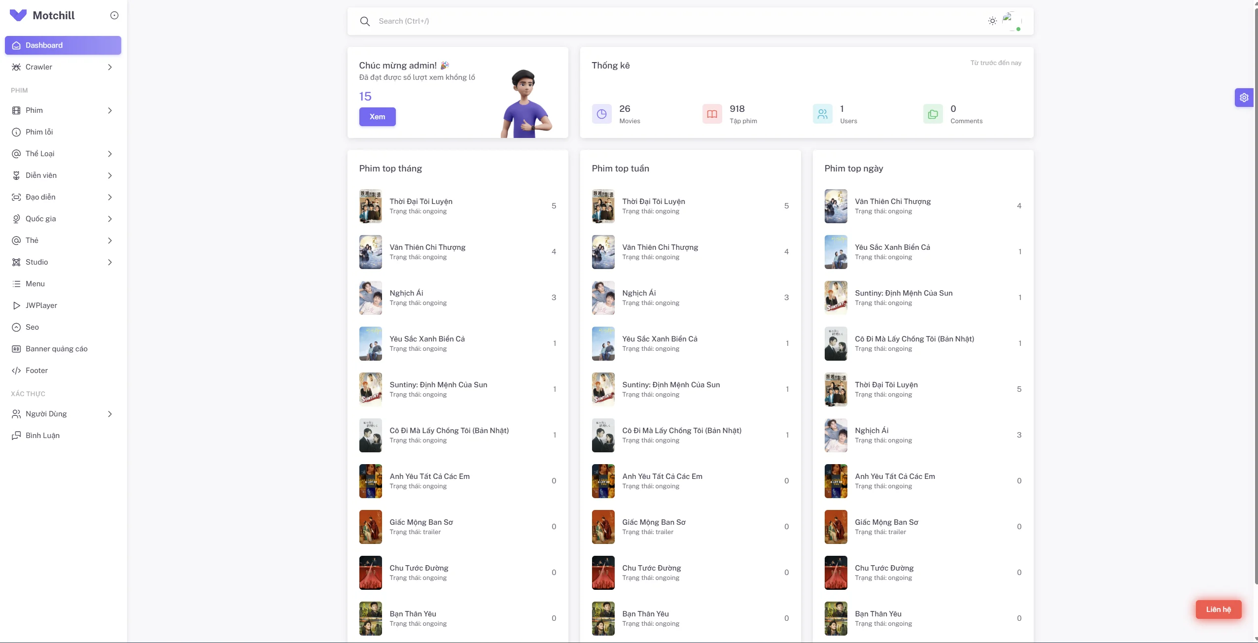 Theme phim motchill tích hợp cào 3 nguồn - Image 5