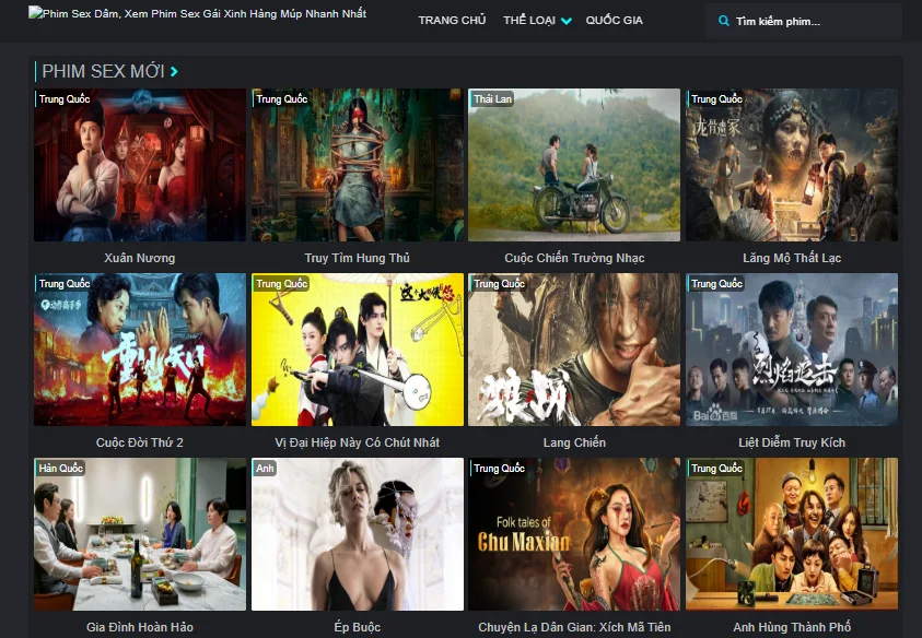 Theme Phim X 2 OPhimcms chạy laravel