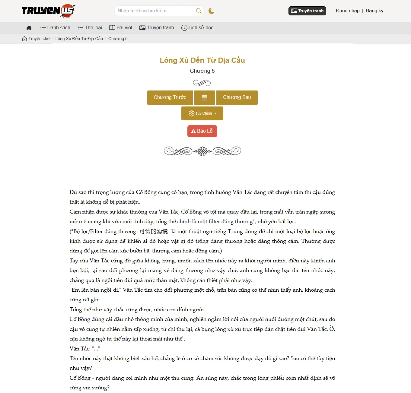 Theme truyện tranh kết hợp truyện chữ - Image 3