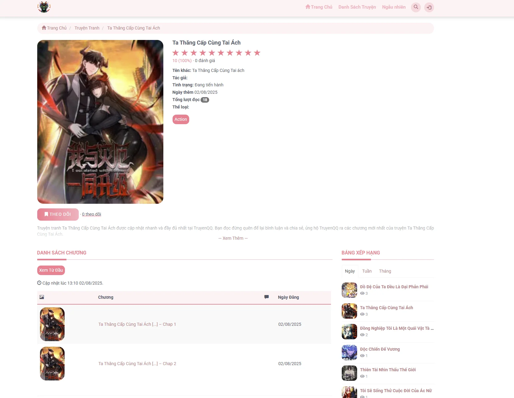 Theme Truyện tranh 3 – Tích hợp Cralw API Otruyen - Image 2