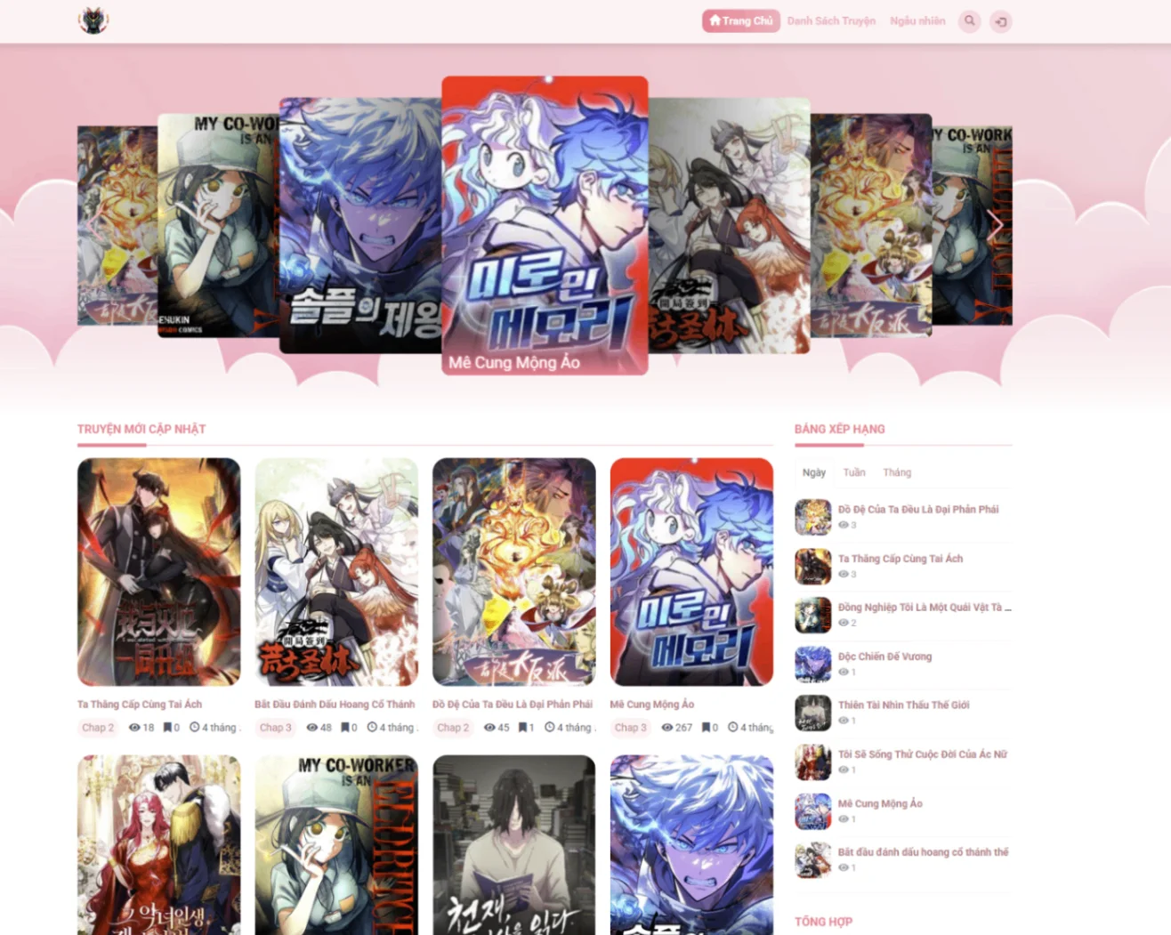 Theme Truyện tranh 3 – Tích hợp Cralw API Otruyen