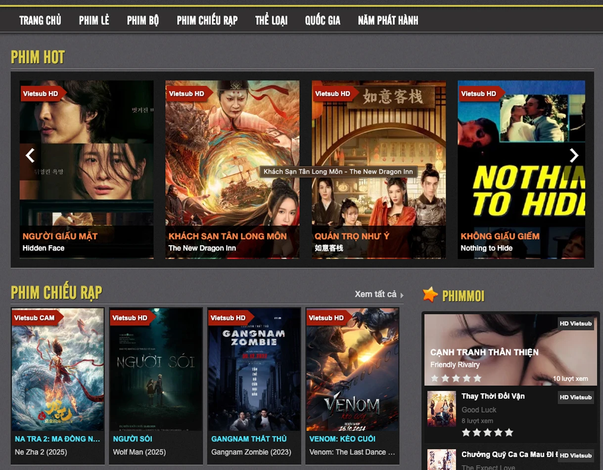 Theme giống PhimMoi OPhim