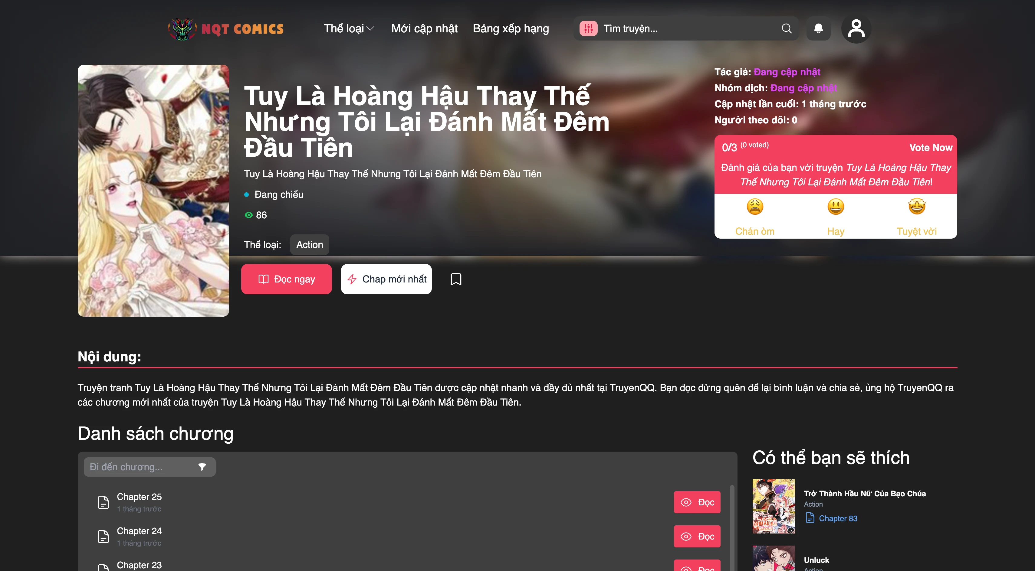 Theme Truyện 1 – Tích hợp Cralw API Otruyen