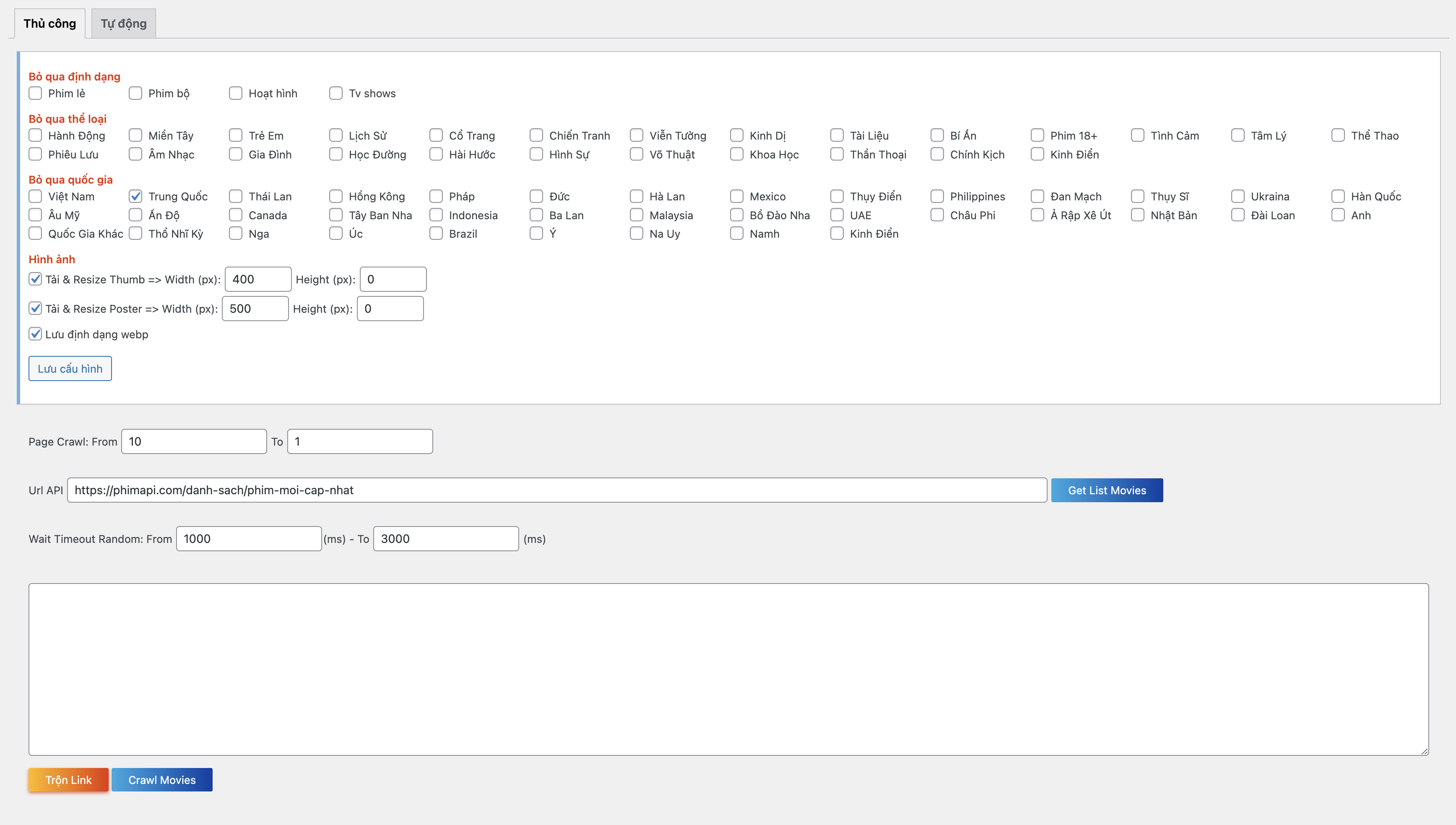 Plugin cralw kkphim cho OPhim Wordpress